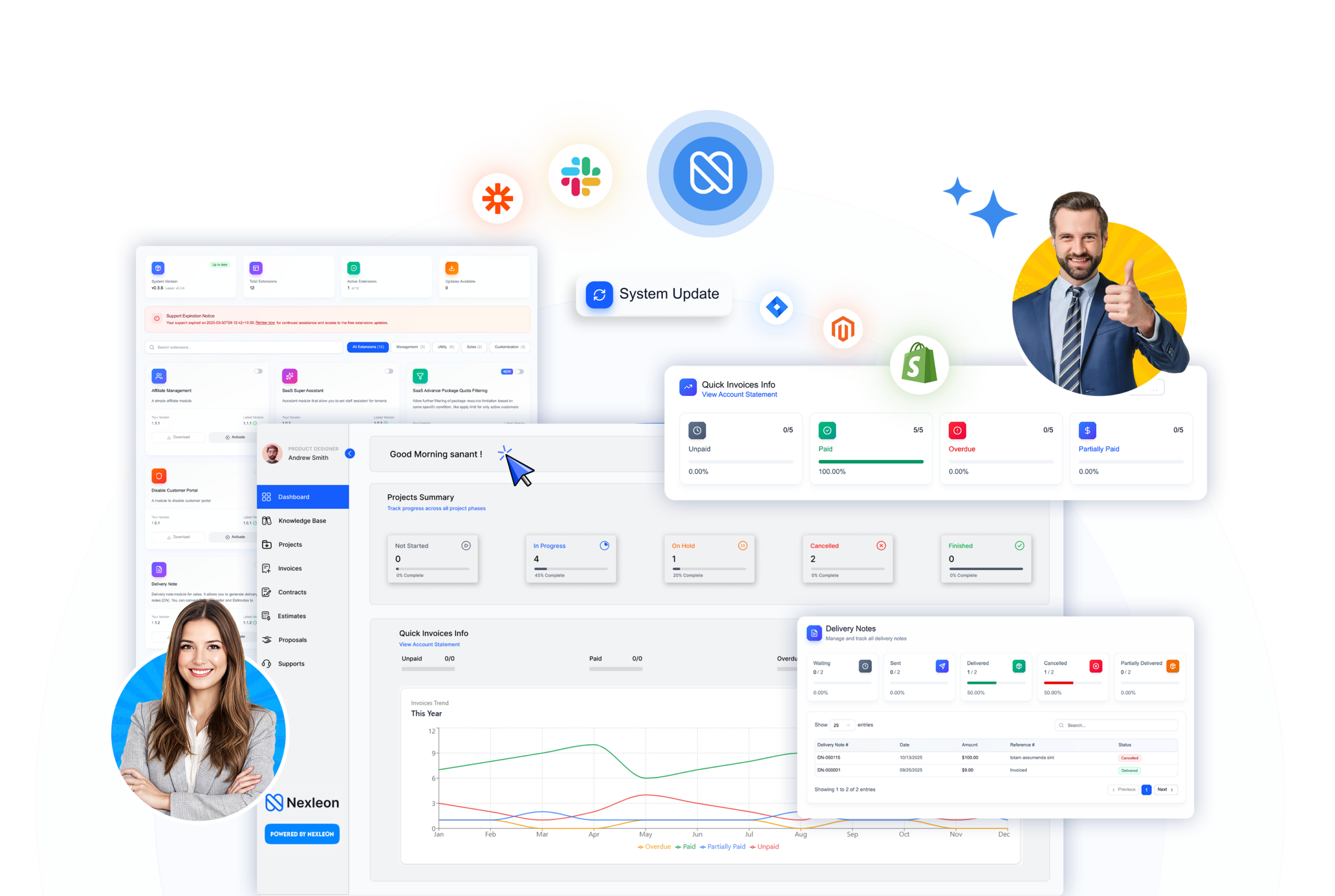 Nexleon helpdesk transparent bg